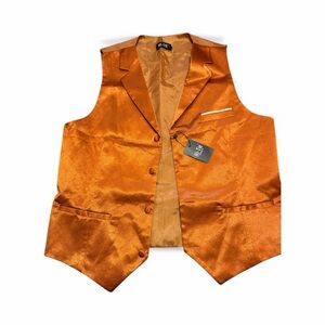 Men's Shiny Orange Vest